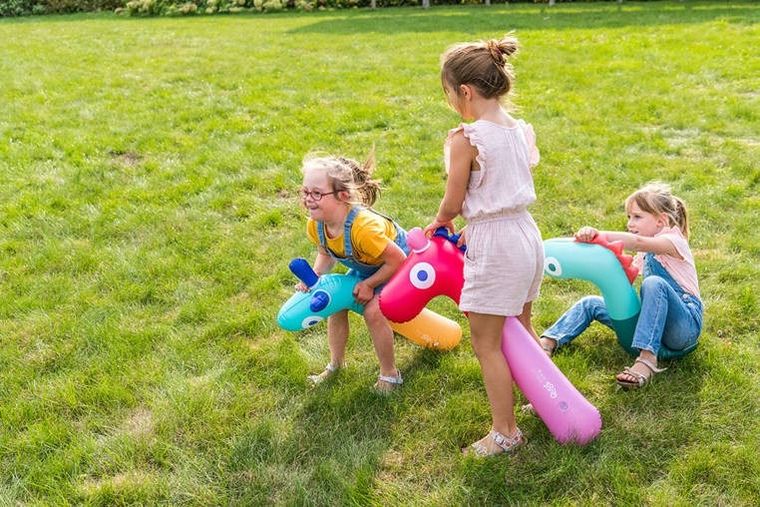 Quut, dmuchany makaron do pływania, dino