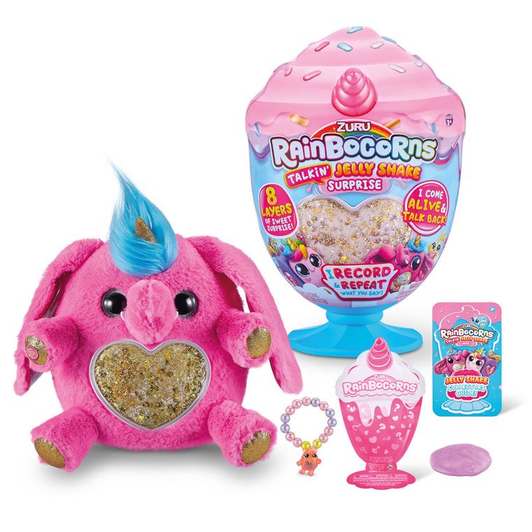 Rainbocorns, pucharek lodowy z mówiącą maskotką