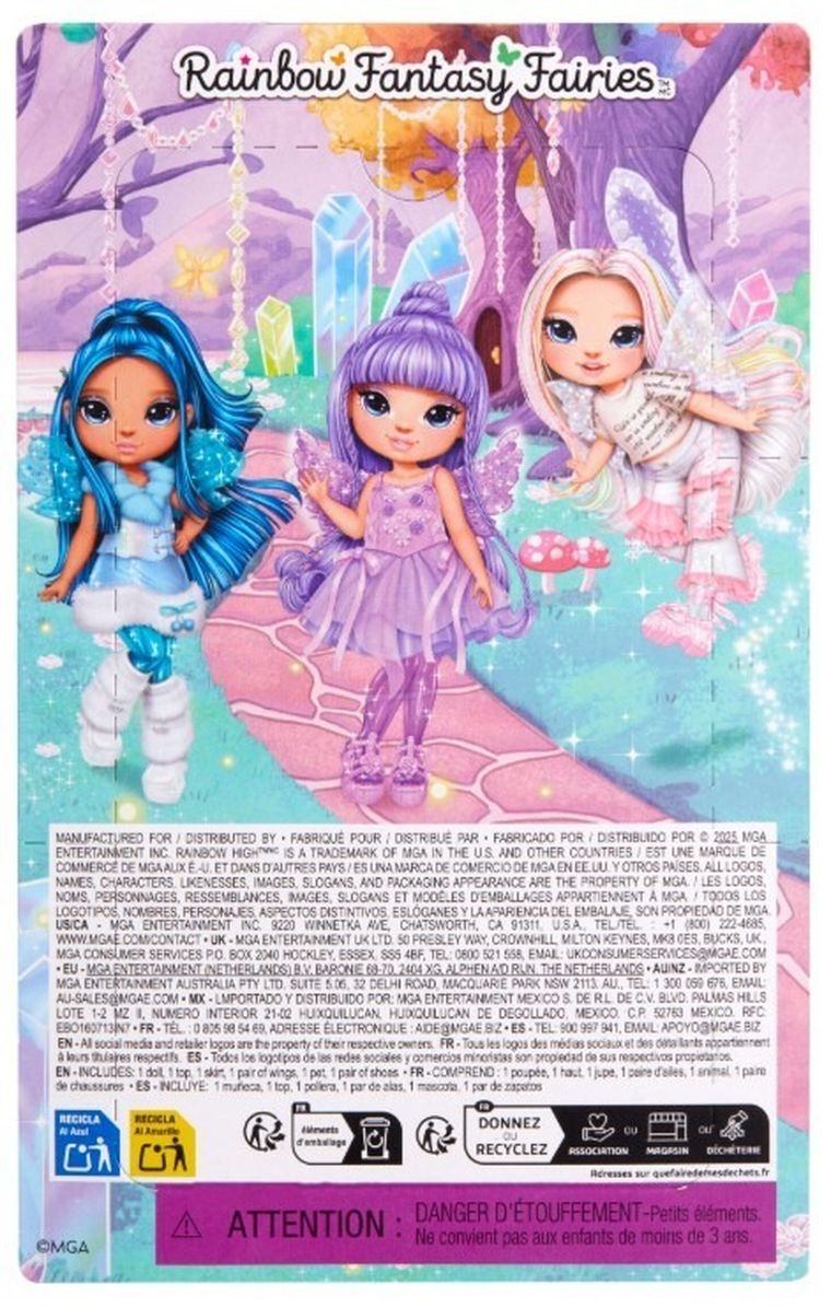 Rainbow High, Littles, Fantasy Fairies, Sapphire, lalka modowa