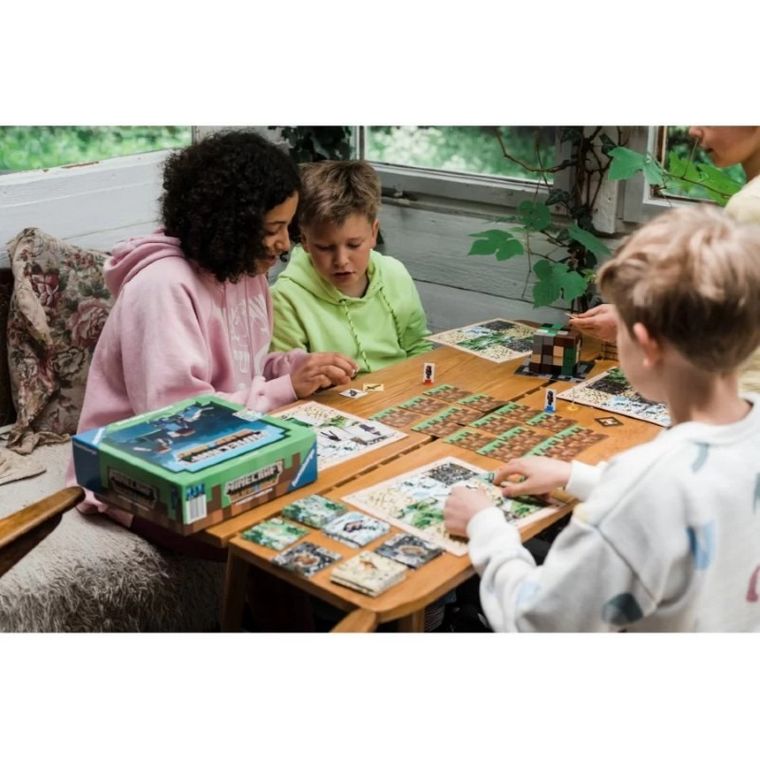 Ravensburger, Minecraft, Builders and Biomes, gra strategiczna