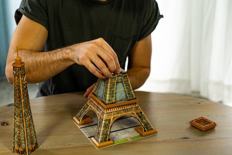 Ravensburger, Wieża Eiffla, puzzle 3D, 216 elementów