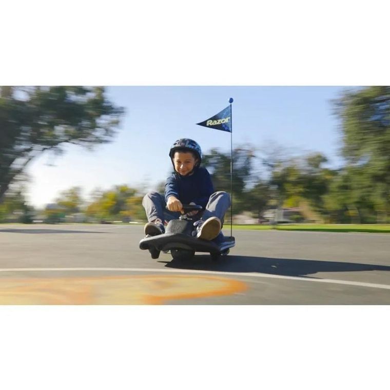 Razor, Crazy Cart Shift, pojazd na akumulator do driftu, blue lithium