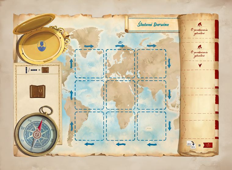 Rebel, Śladami Darwina, gra familijna