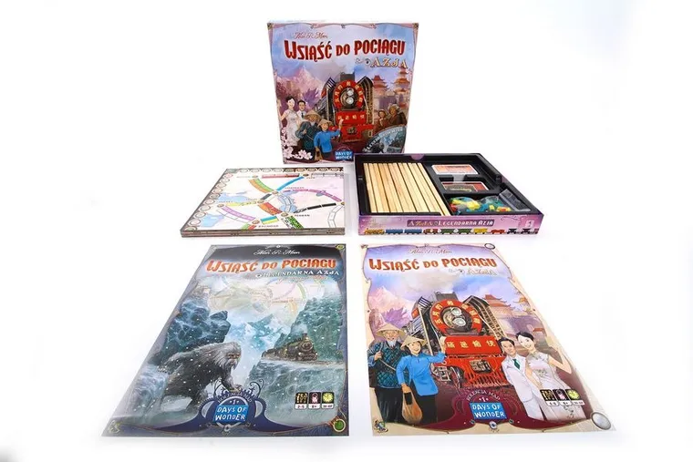 Rebel, Wsiąść do Pociągu: Azja, dodatek, gra familijna