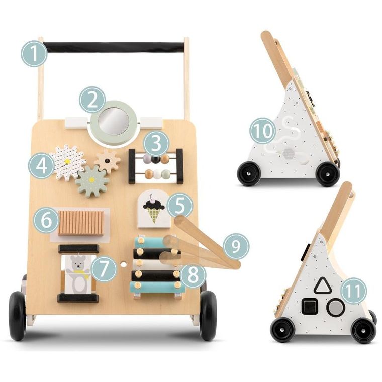 Ricokids, drewniany chodzik pchacz
