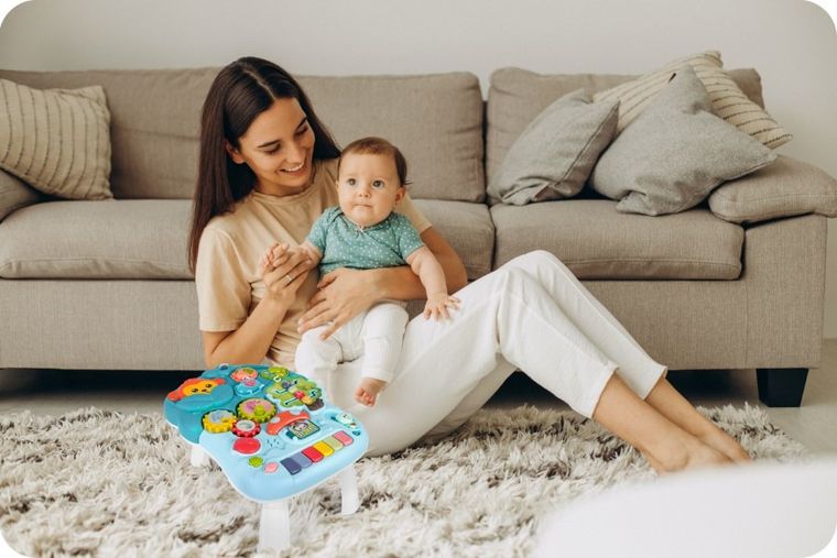 Ricokids, stolik edukacyjny 4w1, zielony