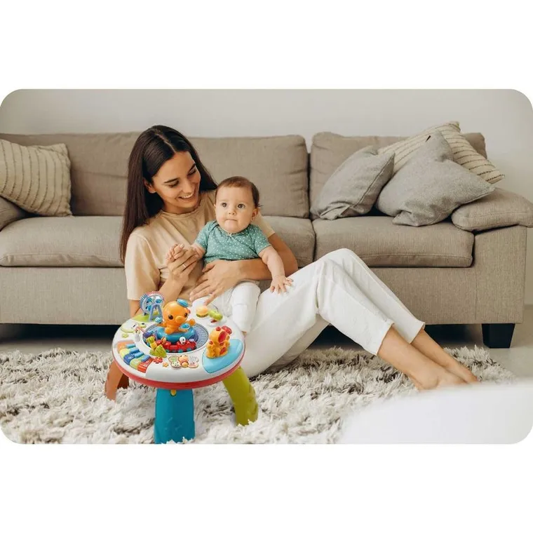 Ricokids, stolik edukacyjny z muzyką i dźwiękiem