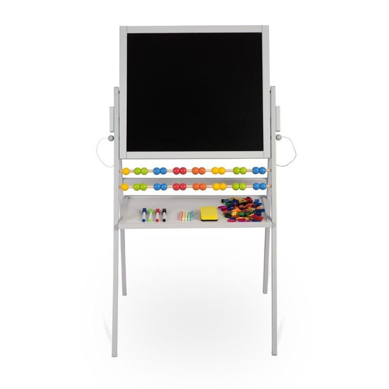 Ricokids, tablica magnetyczna, drewniana, 101-57-55 cm, szara