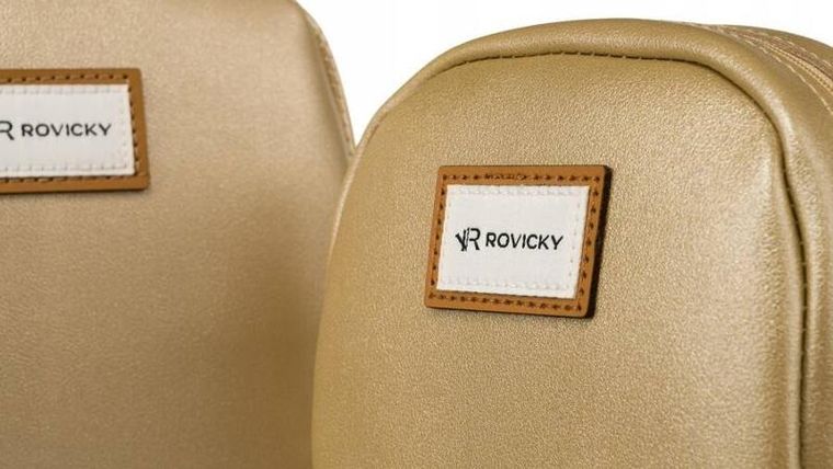 Rovicky, zestaw dwóch kosmetyczek damskich ze skóry ekologicznej