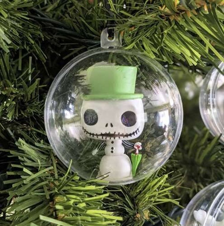 Ruhhy, bombki przezroczyste, 10 cm, 5 szt.