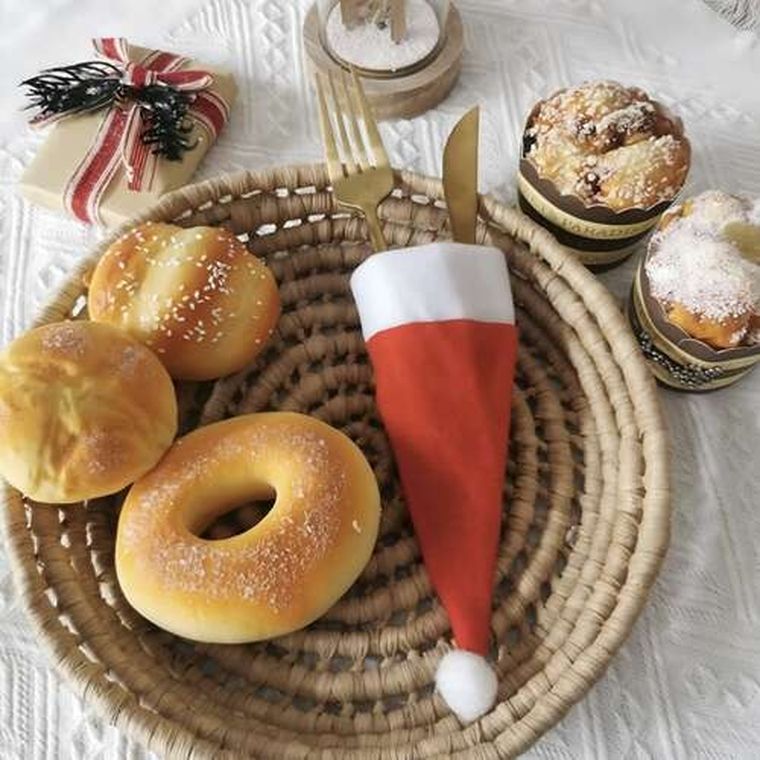 Ruhhy, etui na sztućce, czapeczki, 12 szt.