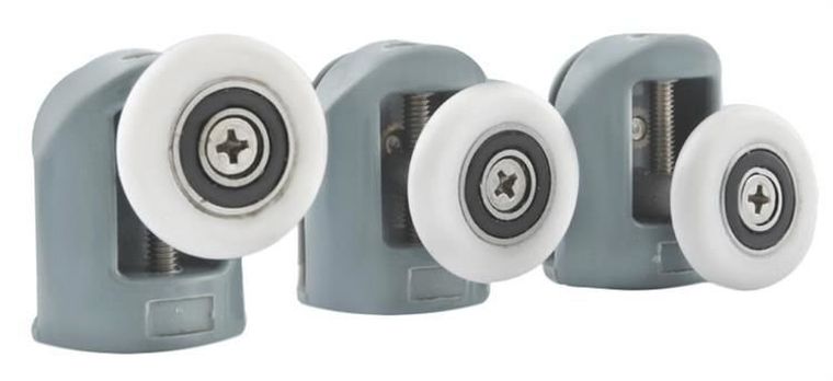 Ruhhy, kółko do kabiny prysznicowej, 8 szt