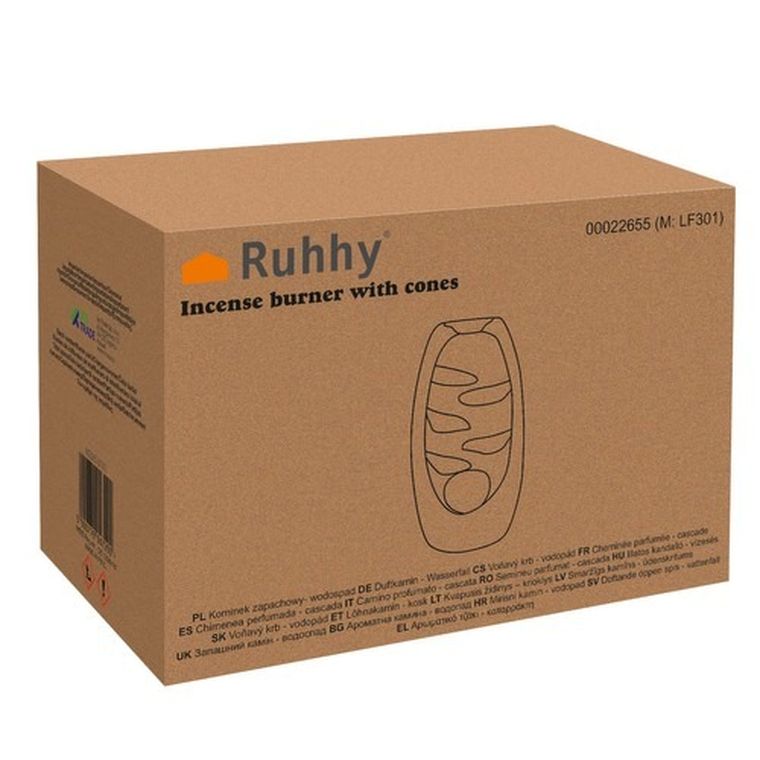 Ruhhy, kominek zapachowy, wodospad