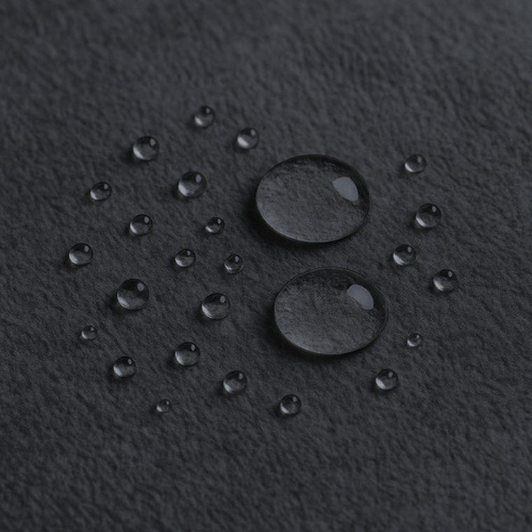 Ruhhy, pufa welurowa, szara, 76-38-38 cm