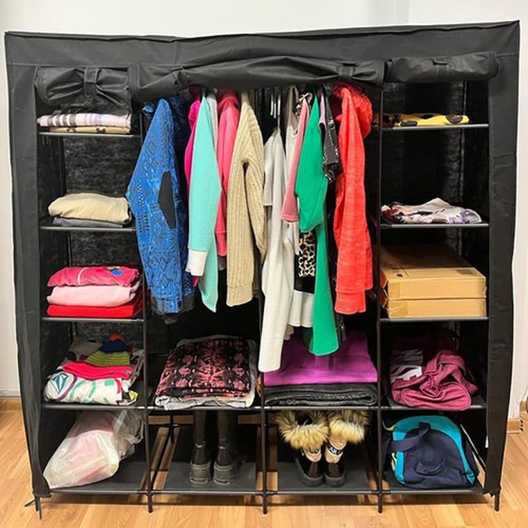 Ruhhy, szafa materiałowa składana, 170-170 cm