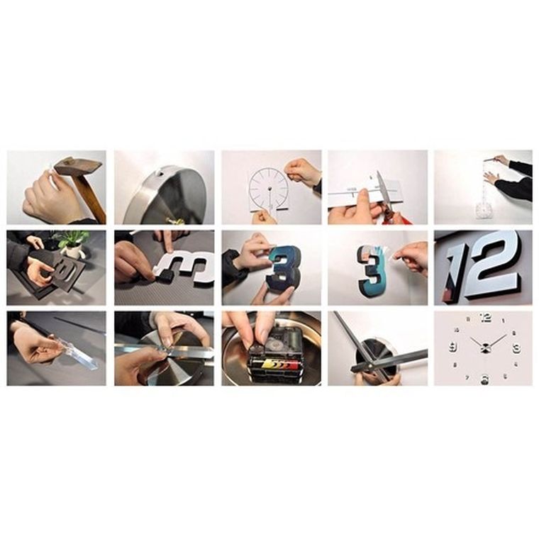 Ruhhy, zegar ścienny DIY