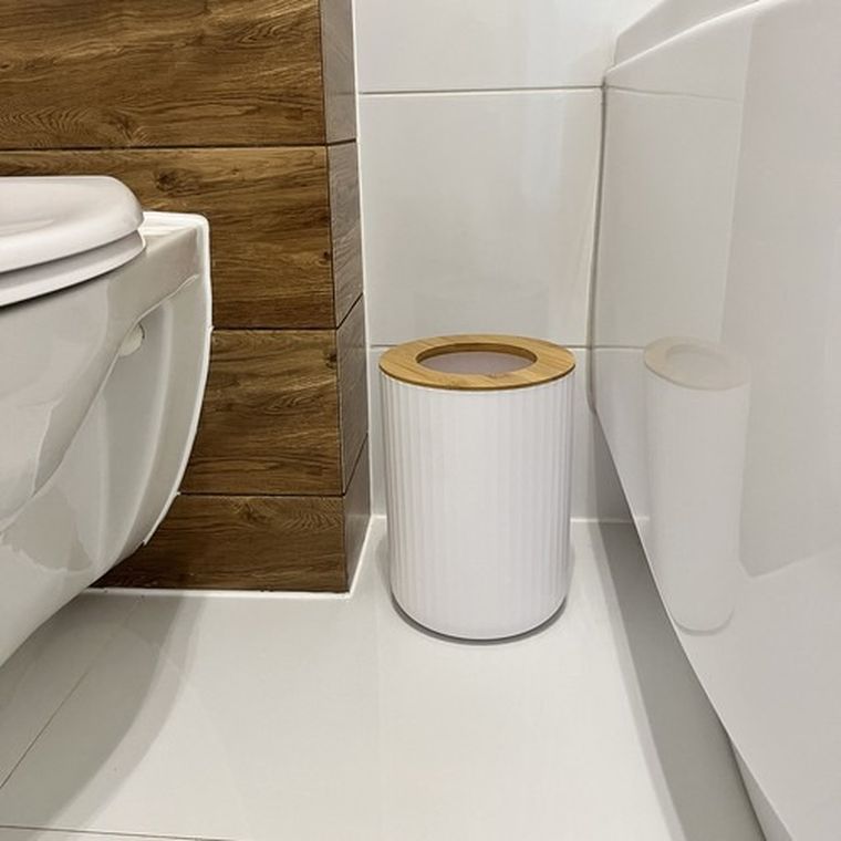 Ruhhy, zestaw akcesoriów łazienkowych, biały