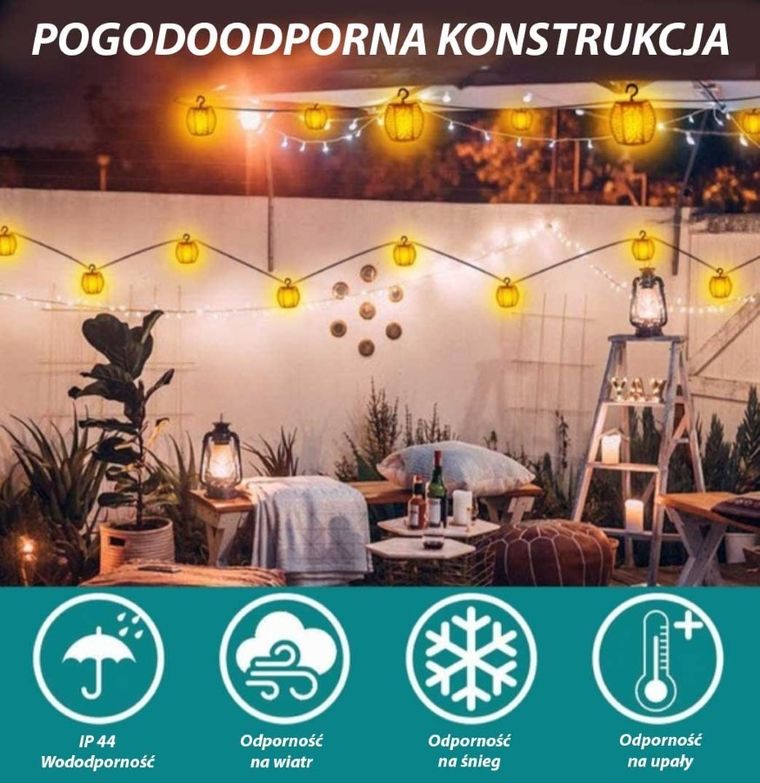 Saska Garden, lampa solarna kule ogniowe, 7 cm, 5 szt.