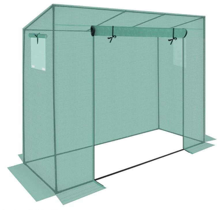 Saska Garden, szklarnia do pomidorów i ogórków, zielona, 200-77-168-150 cm