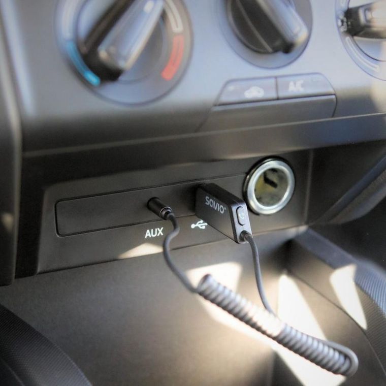 Savio, transmiter, AUX, USB, BLUETOOTH 5.3, funkcja zestawu głośnomówiącego, TR-16
