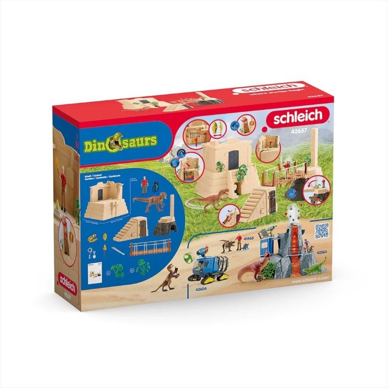 Schleich, Dinosaurs, Wyprawa do Świątyni Dinozaurów, zestaw, 42657