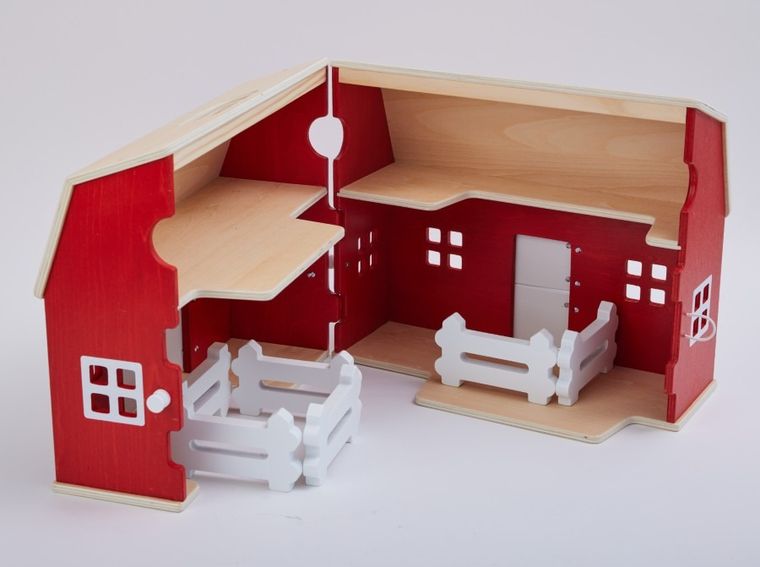 Schleich, Farm World, Drewniany domek, zestaw, 42602