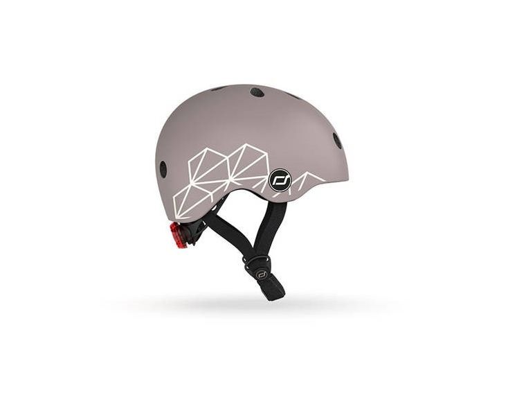 Scoot & Ride, kask, Brown Lines, rozmiar XXS-S