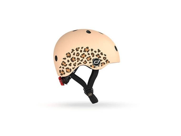 Scoot & Ride, kask, Leopard, rozmiar XXS-S