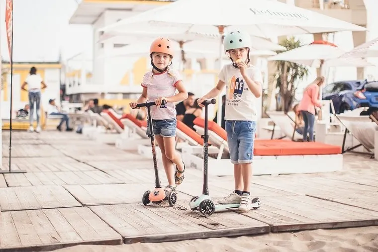 Scoot & Ride, kask, Peach, rozmiar S-M