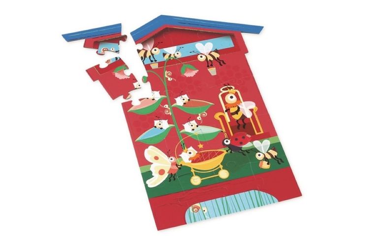 Scratch, Pszczoły i Ul, puzzle dwustronne XL, 2-20 elementów