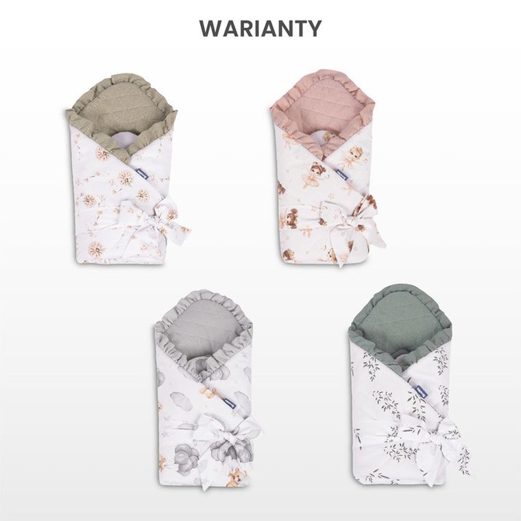 Sensillo, Dmuchawce, rożek niemowlęcy, muślinowy, beżowy, 75-75 cm