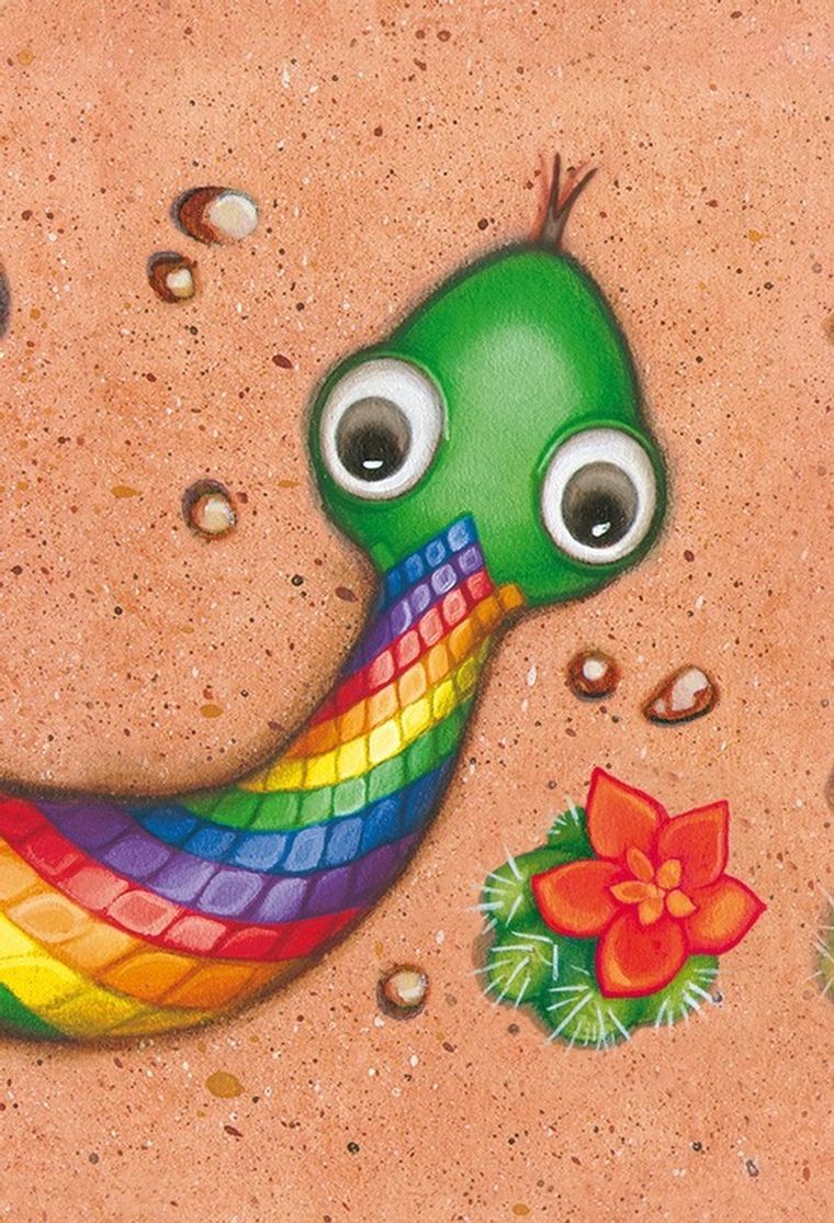 Serpentyna. Kolorowe węże, gra karciana