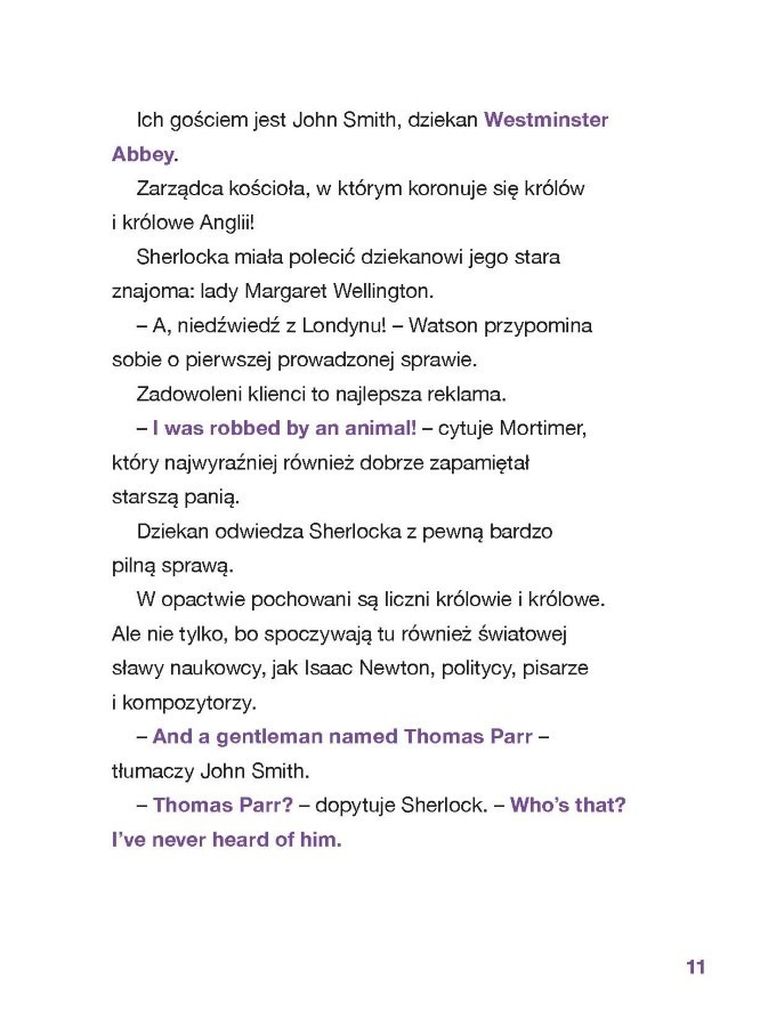 Sherlock Junior i grób w Westminster Abbey