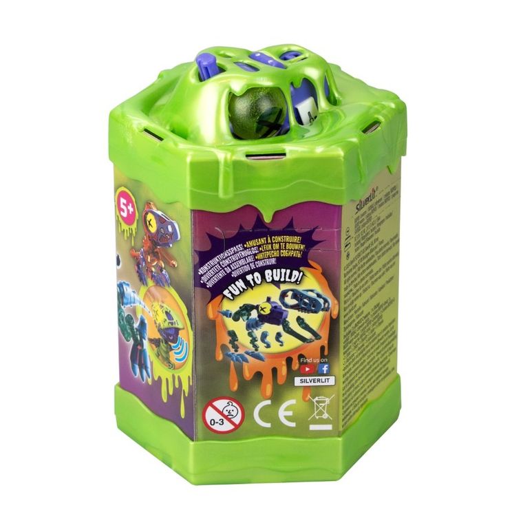 Silverlit, Biopod, Electronic Zombie, dinozaur do składania w kapsule