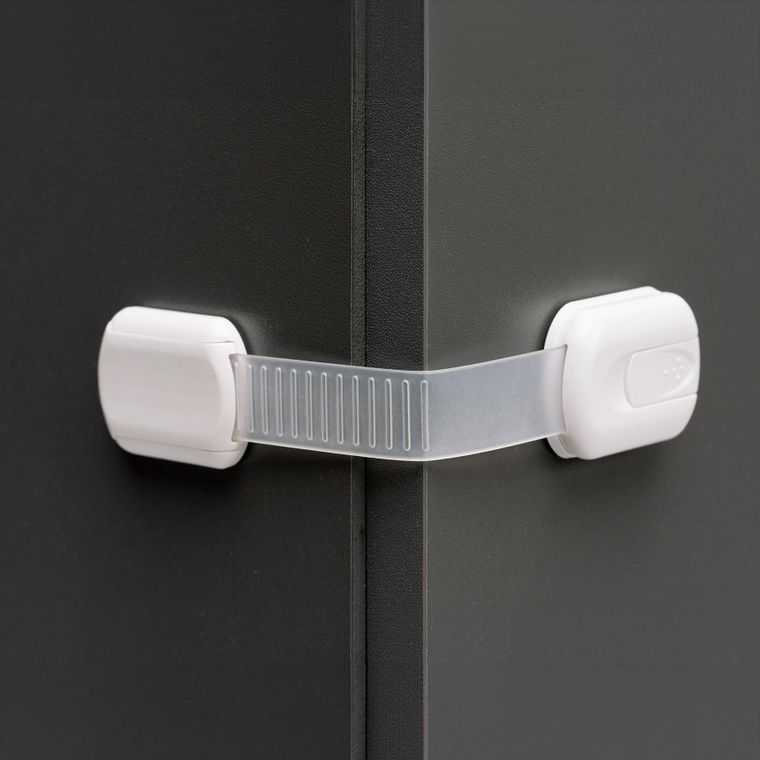 Sipo, zestaw zabezpieczeń do szaf i szuflad z regulacją, 6 szt.