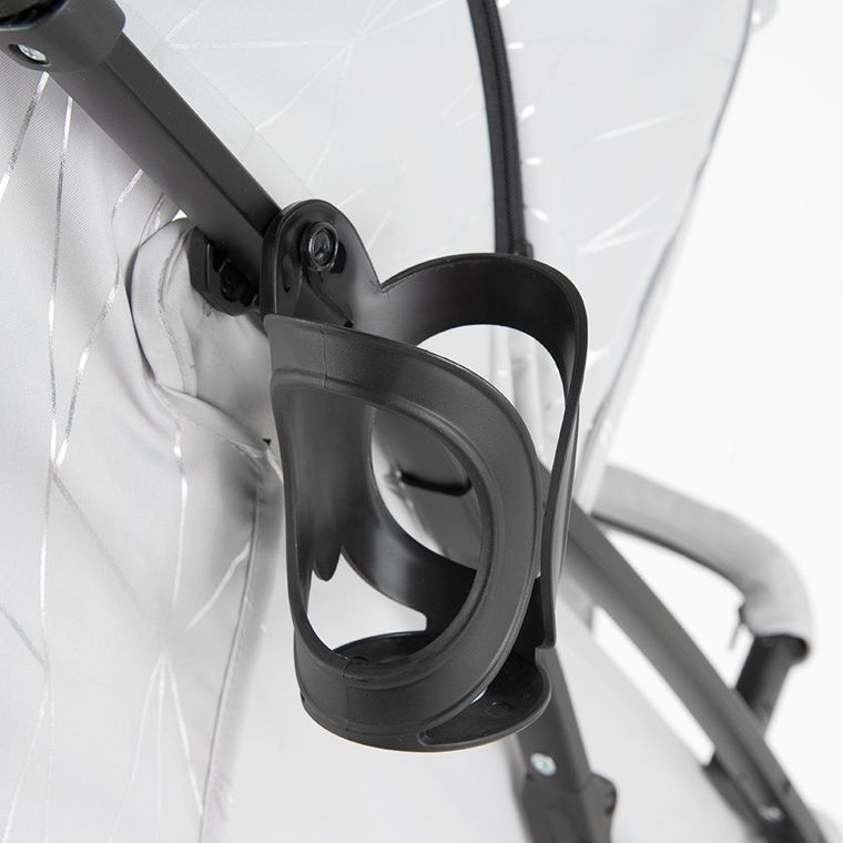 Smiki, Thunder Pro, wózek spacerowy, czarna rama, szaro-srebrny