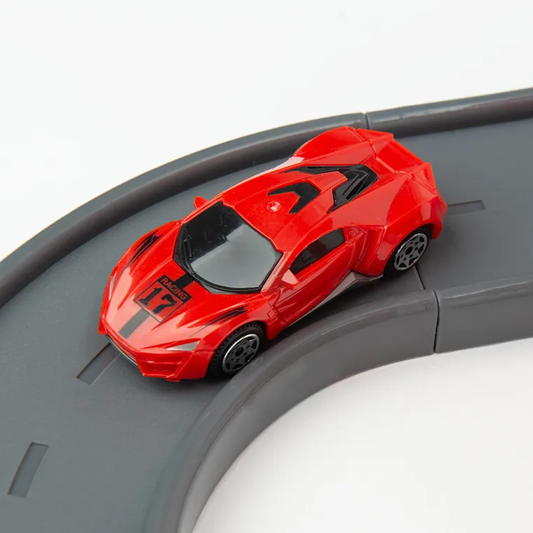 Smiki, tor wyścigowy z parkingiem i windą, zestaw z pojazdami, 68 elementów