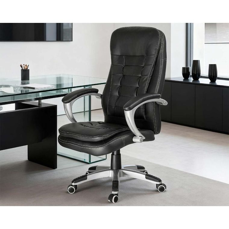 Sofotel, fotel biurowy, obrotowy, czarny