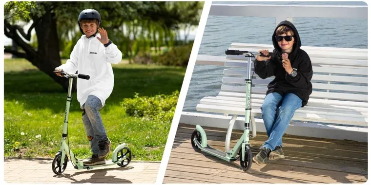 Soke, City, hulajnoga miejska, składana, miętowa