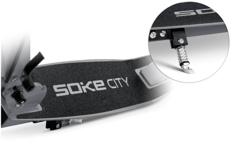 Soke, City, hulajnoga miejska, składana, szara