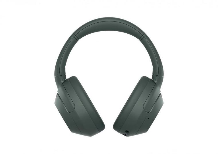 Sony, słuchawki bezprzewodowe, szaro-zielone