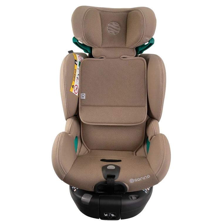 Sorino, Aurora, fotelik samochodowy z bazą, 360°, mocha, 40-150 cm