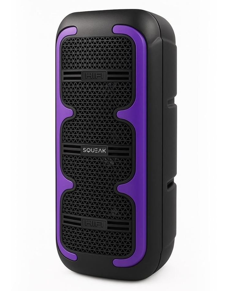 Squeak, BeatOne, głośnik karaoke, bluetooth 5.3, 45W, MICROSD, AUX, USB-C, SQ1009