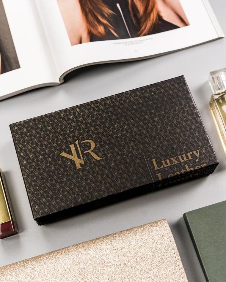 Stylowy portfel z kolorowej skóry naturalnej, Rovicky