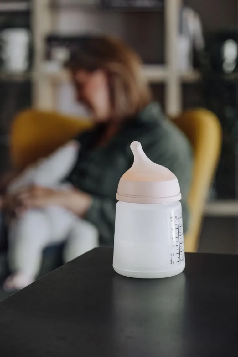 Suavinex, Zero Zero, butelka do karmienia, przepływ średni, 270 ml