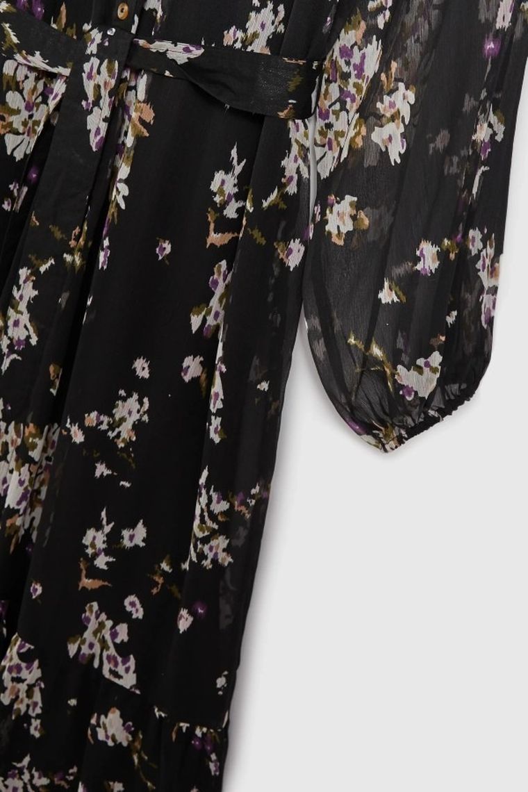 Sukienka damska, czarna, Moodo