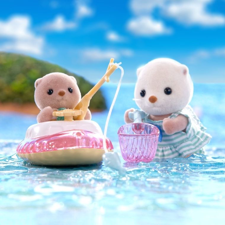 Sylvanian Families, Siostry Wydr Morskich na wakacjach, zestaw z figurkami, 5804