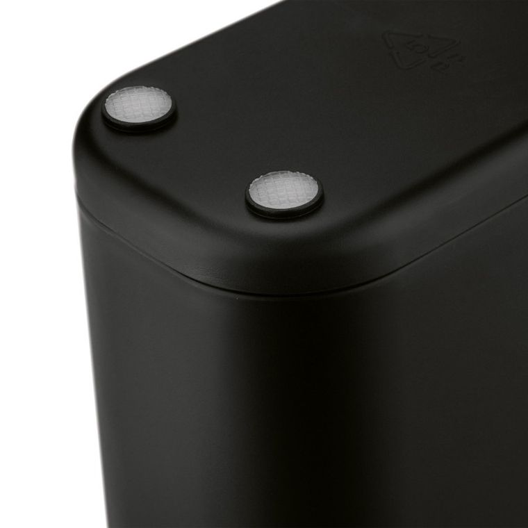 Tadar, Cuisine, ociekacz na sztućce, 2 komory, czarny, 13,5-7,5-10,8 cm