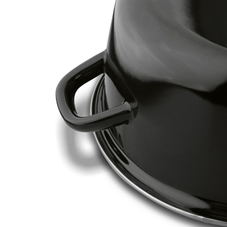 Tadar, emaliowany garnek do frytek z sitkiem, 22 cm