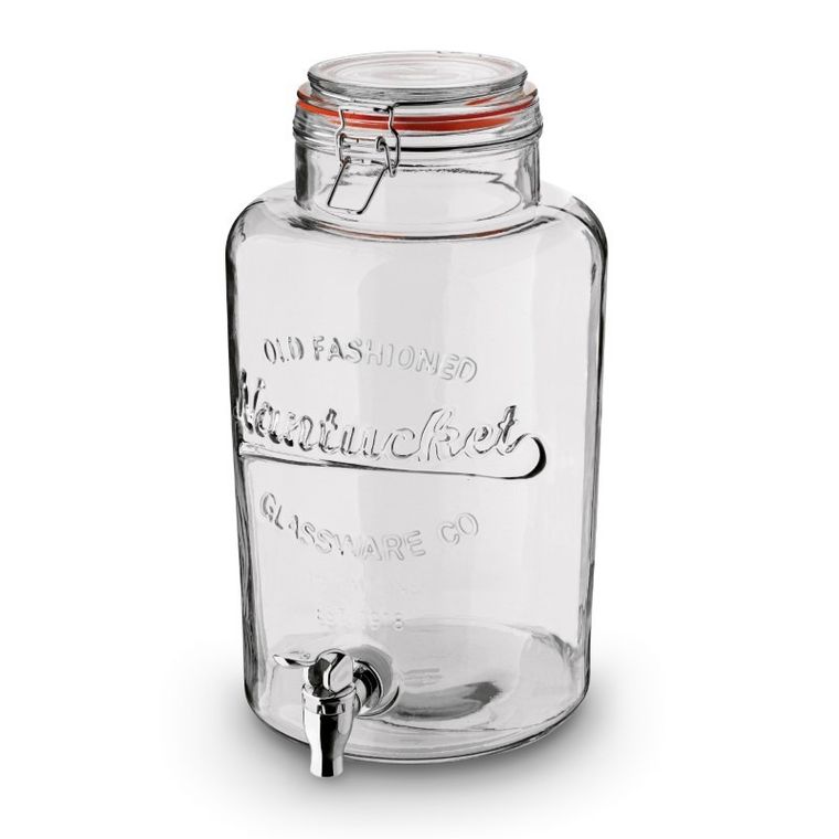 Tadar, Gregi, słoik z kranikiem i klipsem, 6,5 l